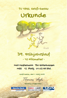 Urkundenvorlage 2025